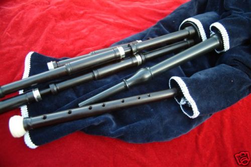 Smallpipes blackwood silver - smallpipes:,