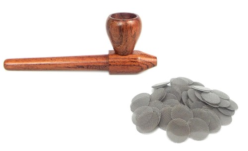 Cherry wood smoking pipe - smoking,