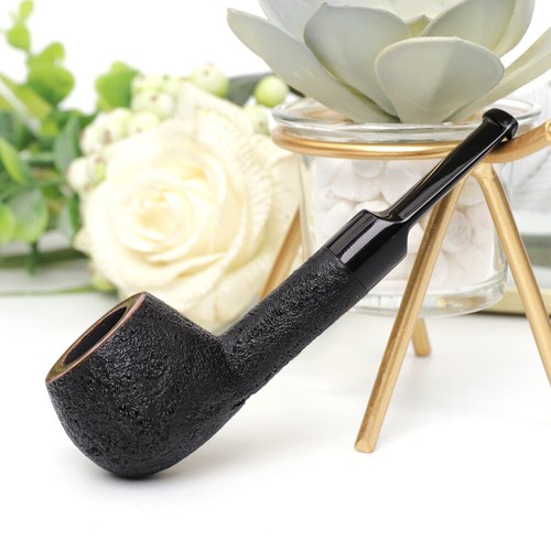 Sandblasted briar pipe - sandblasted,