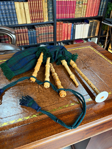 Junior bagpipe set wooden - junior,